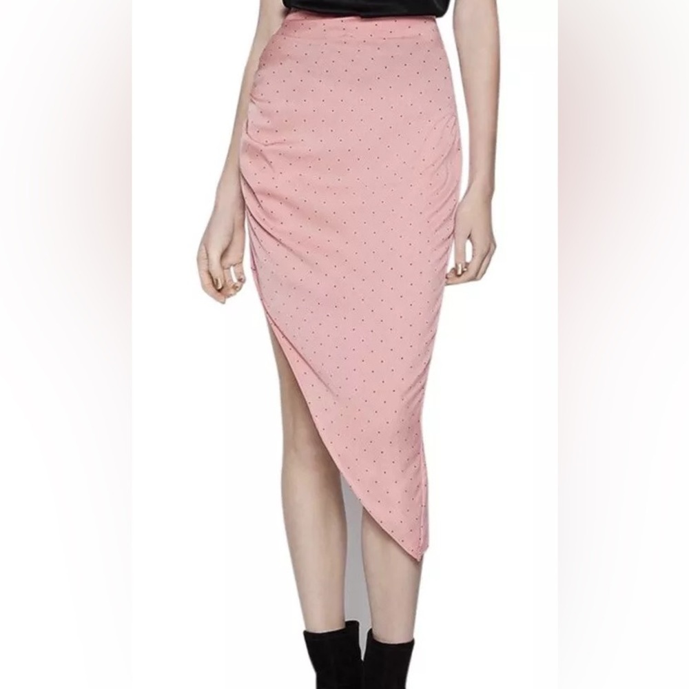 ✨BCBGeneration✨- Ruched‎ Asymmetrical Skirt